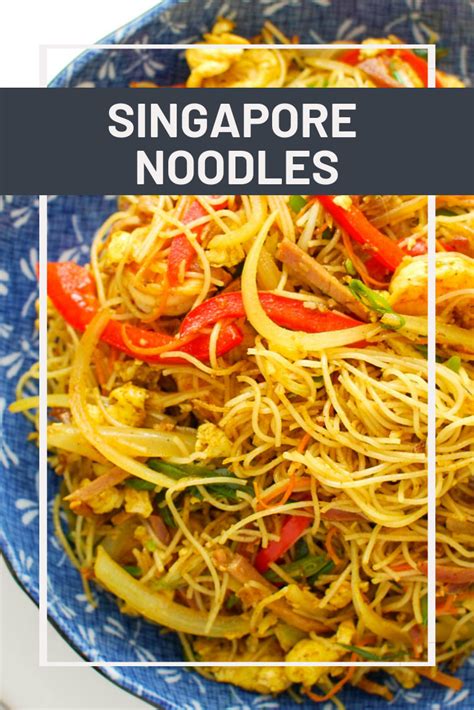 singapore rice noodles calories